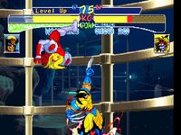 une photo d'Ã©cran de X-Men - Children of the Atom sur Sega Saturn